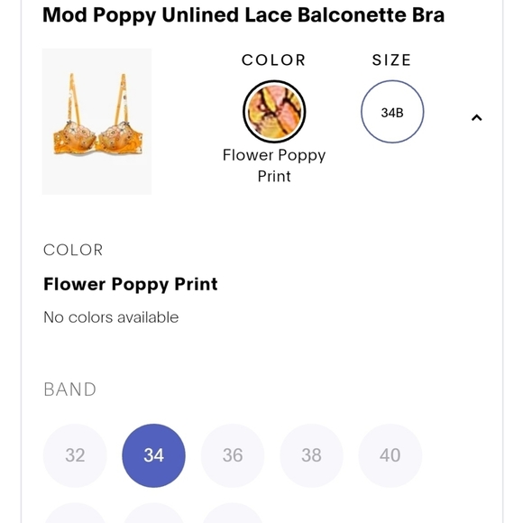 Savage X Fenty Flower Poppy Print Bra & Brazilian Panty Set - Picture 5 of 13